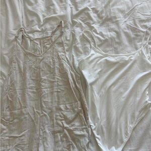 Elegant Cream and White Women's Intimates Set